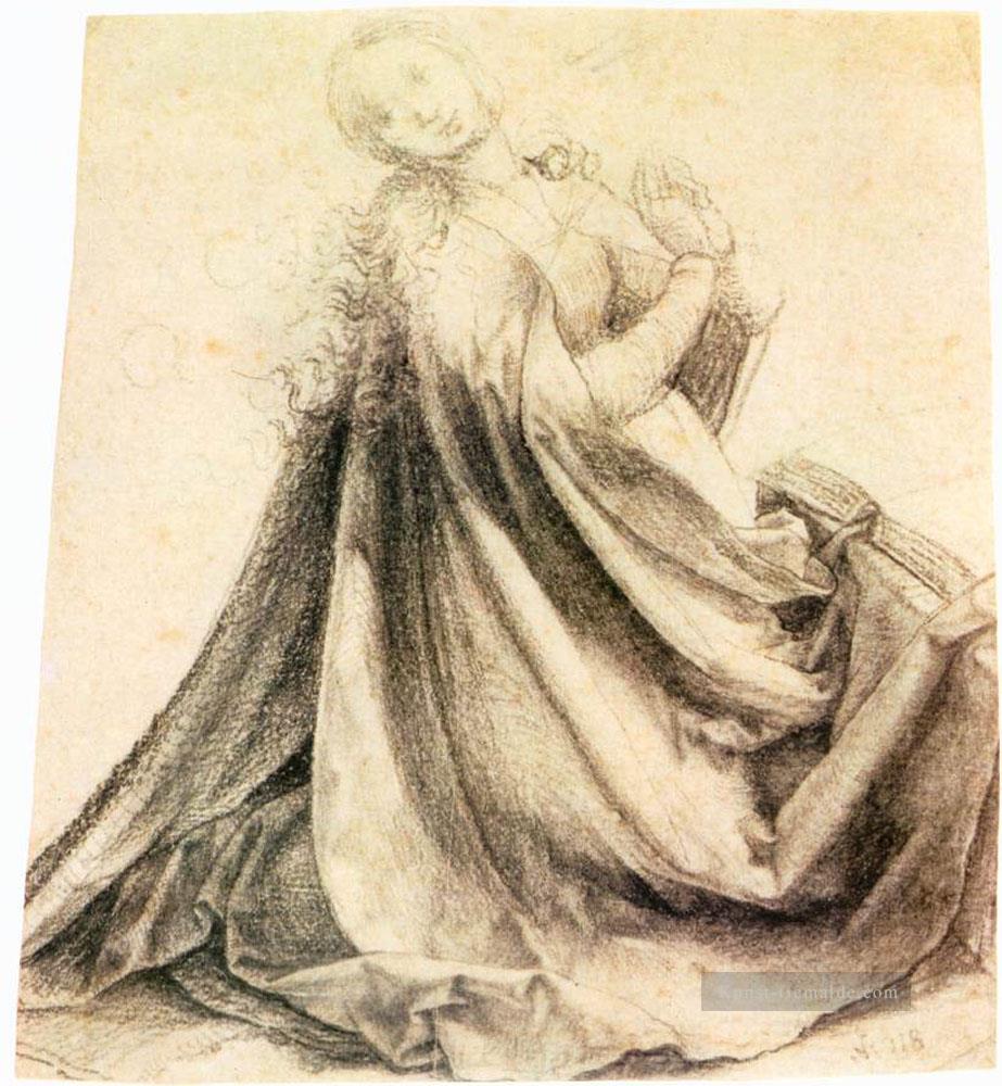Jungfrau der Ankündigung 2 Renaissance Matthias Grunewald Ölgemälde